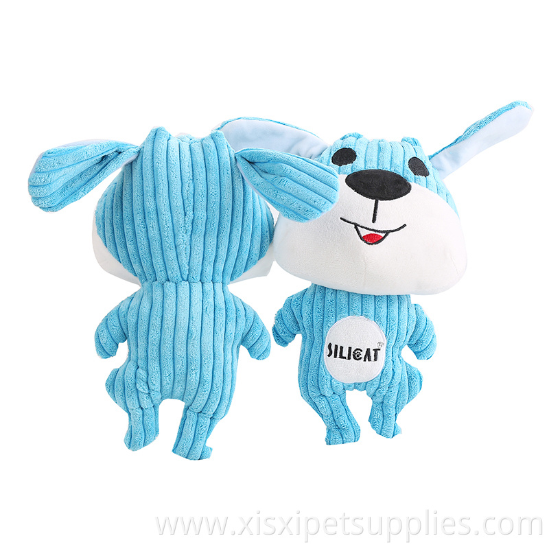 new Soft Pet Products Squeaky Plush Chew Dog Toy silicat brand dog shape